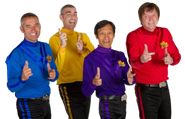 The four original Wiggles.