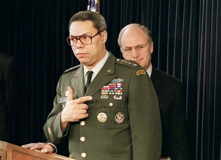 Colin Powell et Dick Cheney