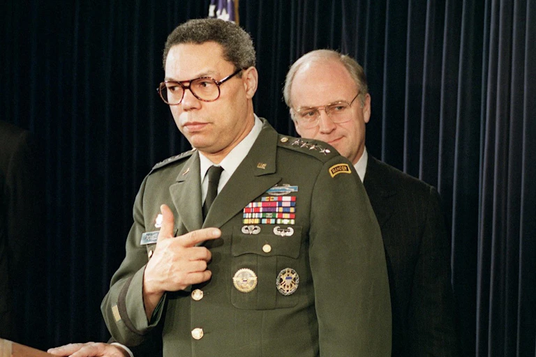 Colin Powell et Dick Cheney