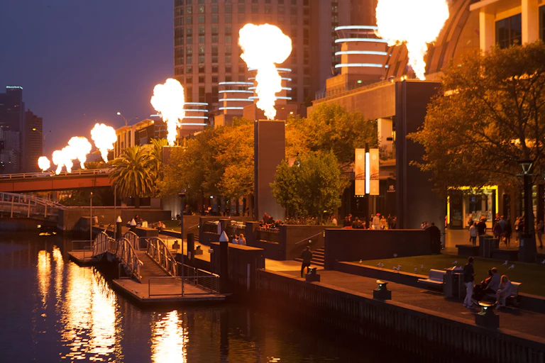 Crown Resorts' Melbourne casino complex.