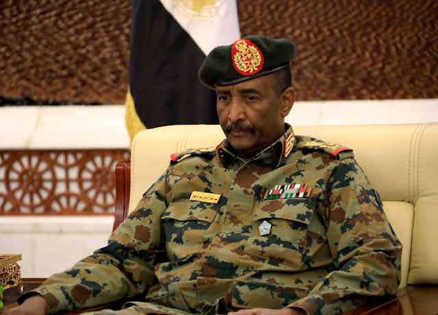Leader of Sudan's transitional council, Lieutenant General Abdel Fattah Abdelrahman Burhan.