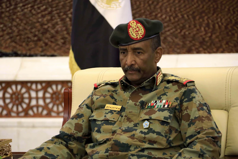 Leader of Sudan's transitional council, Lieutenant General Abdel Fattah Abdelrahman Burhan.
