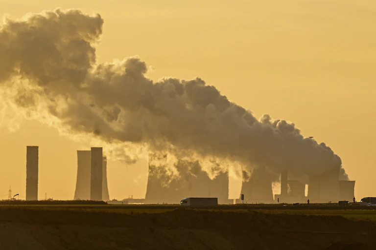 A coal-fired power plant