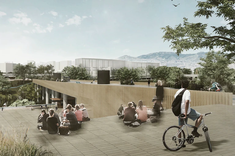 Proyecto finalista del concurso de ideas “El futuro de las infraestructuras viarias, nudos y cruces del AMB en Barcelona