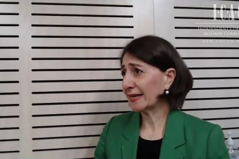 Gladys Berejiklian at ICAC on Friday
