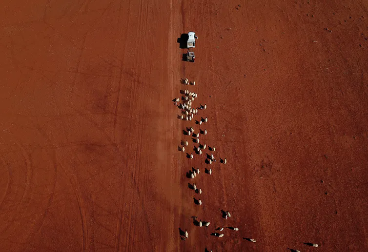 A drought affected property