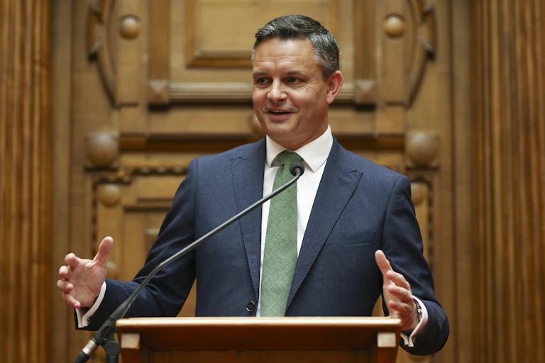 New Zealand's climate change minister James Shaw