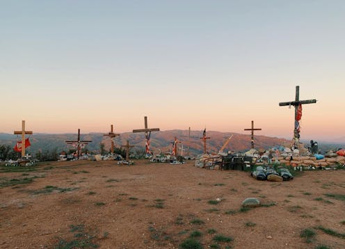 How crosses and mementos help these Marines remember fallen comrades
