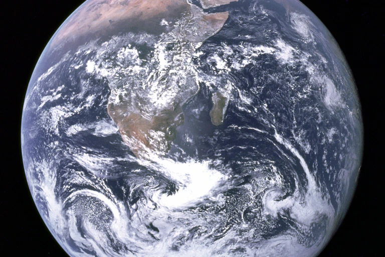 The Earth as seen from space