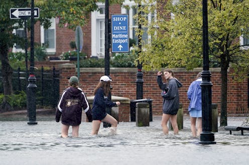 East Coast flooding is a reminder that sea level is rising as the climate warms – here's why the ocean is pouring in more often