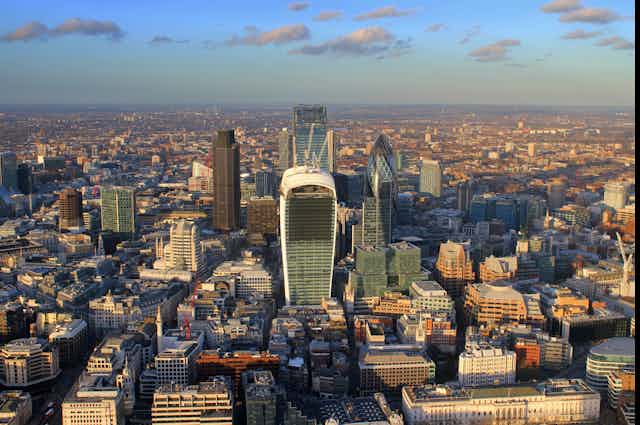 A view of the City of London