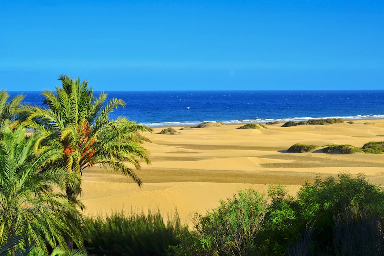 Sand dunes on Canary Islands
