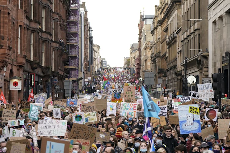 Protest in Glasgow