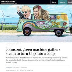 Screenshot of an article