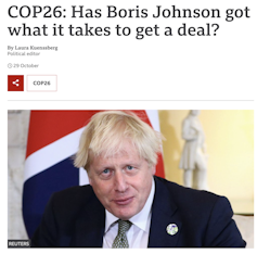 Screenshot of an article