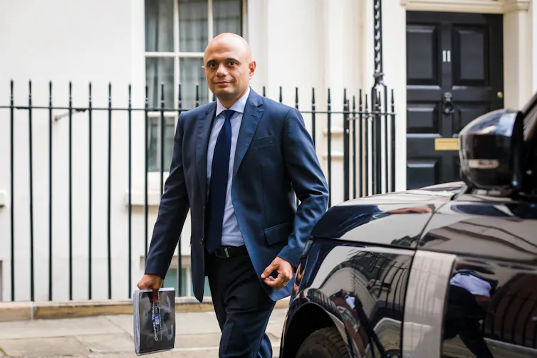 Health secretary Sajid Javid