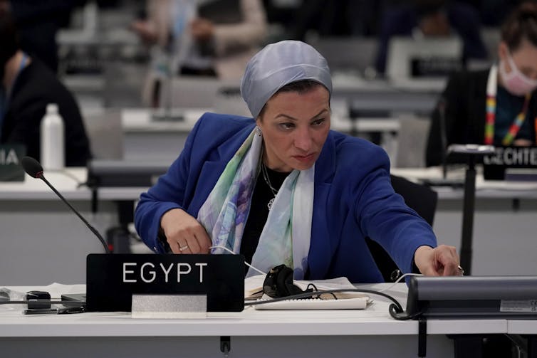 Dre Yasmine Fouad à la COP26