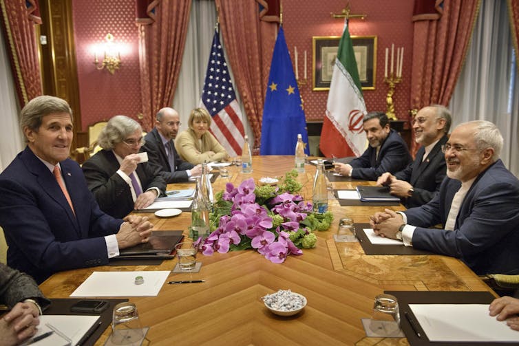 Iran nuclear talks in 2015.