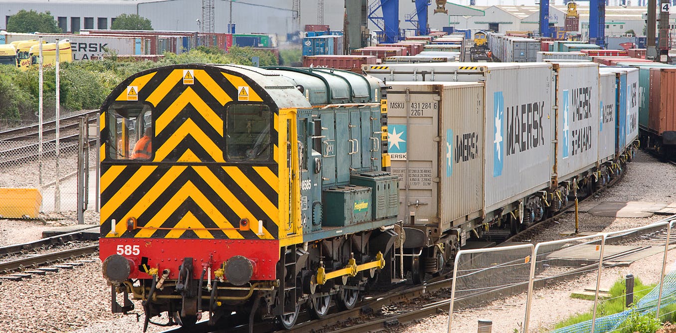 Lorry-driver shortages: how retailers are starting to move more goods by train
