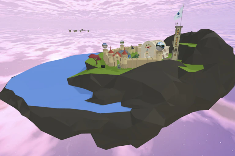 The virtual island of Nottopia.
