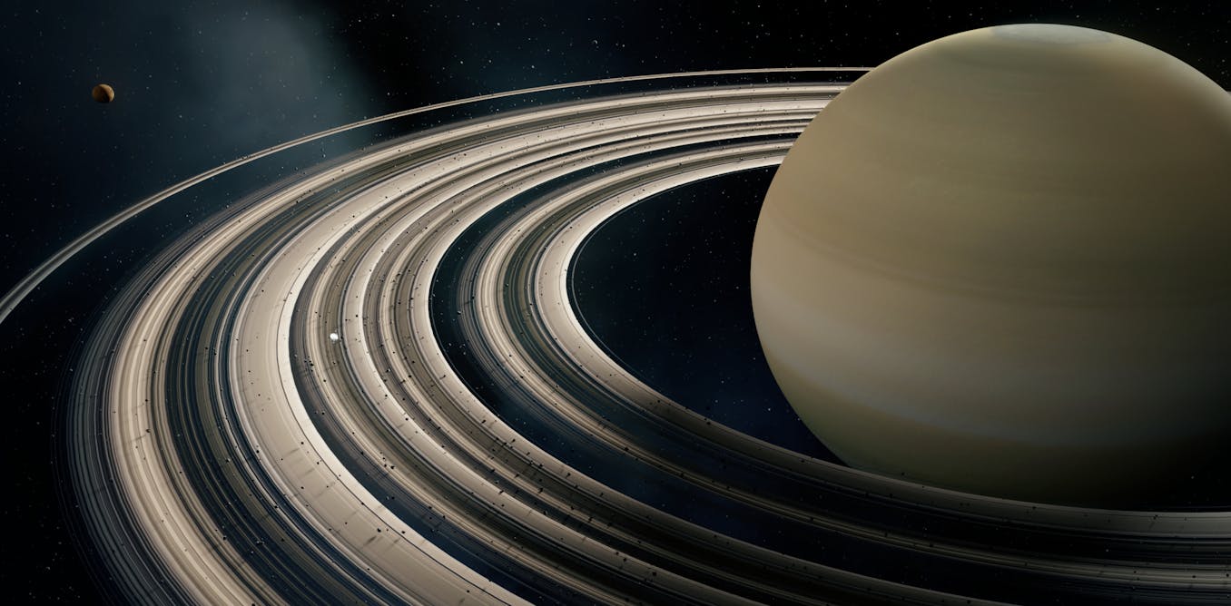 Curious Kids: what are the rings around planets made of?