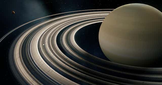 Curious Kids: what are the rings around planets made of?