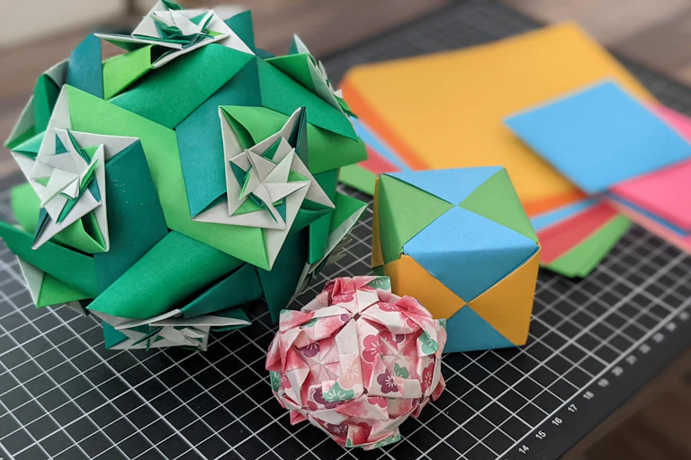Selection of origami shapes