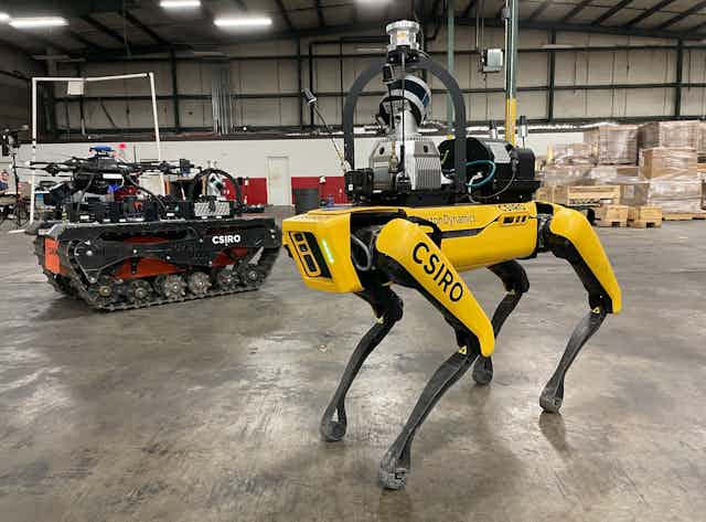 CSIRO's DARPA robot