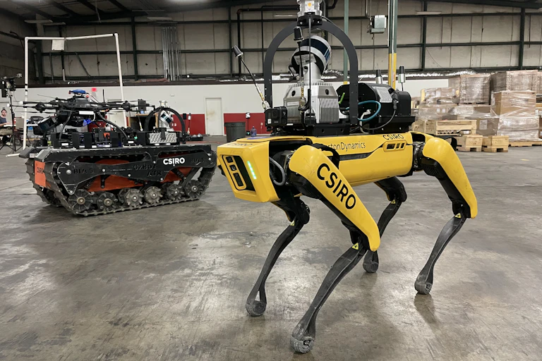 CSIRO's DARPA robot
