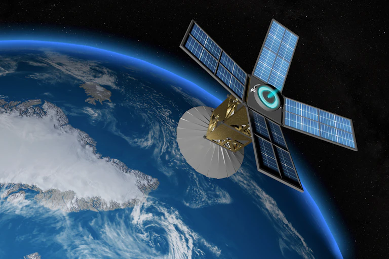 Satellite over Earth