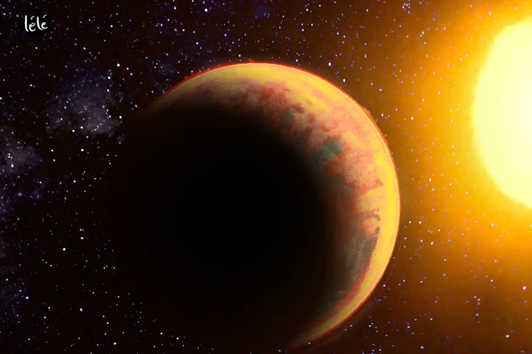 Artist's impression of exoplanet KELT-11 b.