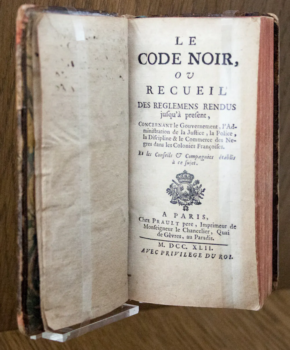Du « Code noir » au chlordécone, comprendre le refus de l’obligation ...
