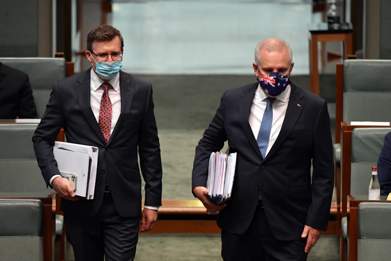 Alan Tudge and Scott Morrison