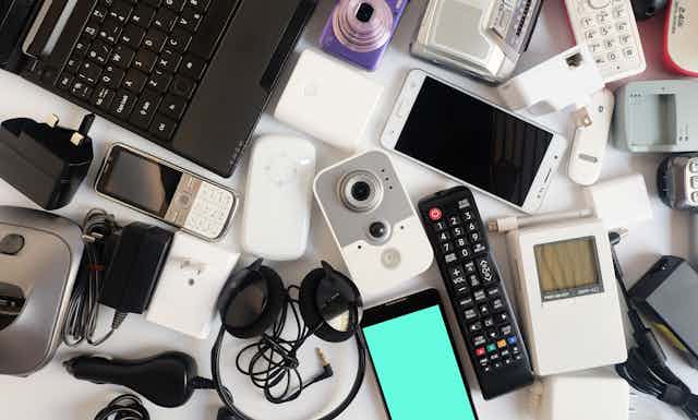 Selection of electronic gadgets