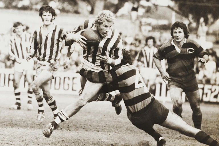 Dennis Tutty plyaing for the Penrith Panthers.