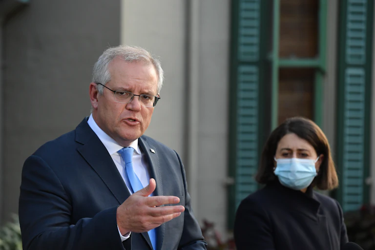 Scott Morrison and Gladys Berejiklian