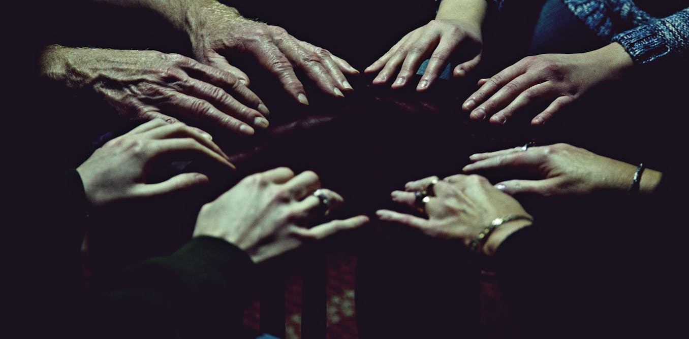 As spiritualism's popularity grows, photographer Shannon Taggart takes  viewers inside the world of séances, mediums and orbs