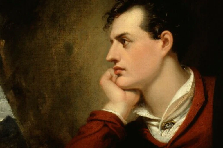 Portrait of Lord Byron.