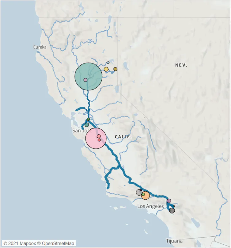 Swp Map ‘Zero Day’ for California water? Not yet, but unprecedented water ...