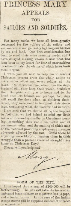 A newspaper cutting