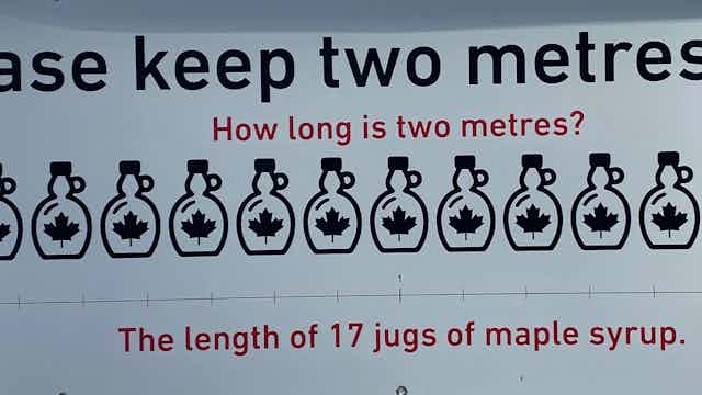 Gemakkelijk Australische persoon Fluisteren Do the math when measuring social distancing: two metres is not the same as six  feet