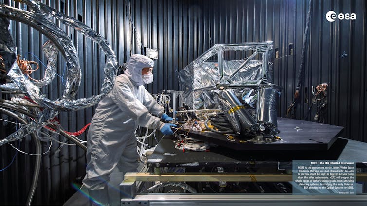 image of MIRI on JWST.