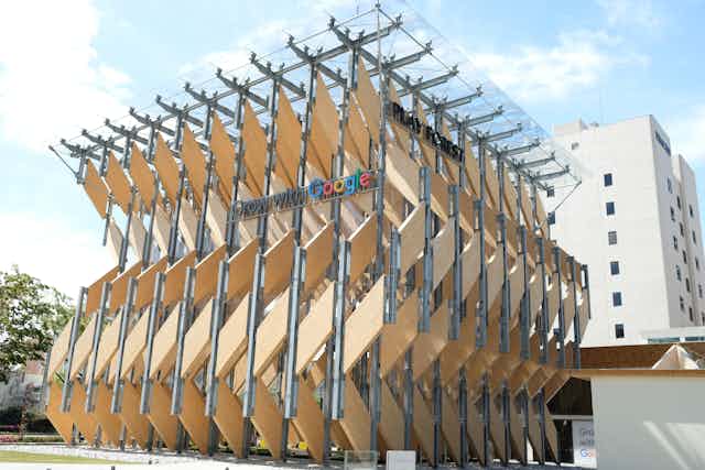 A building made with Cross Laminated Timber
