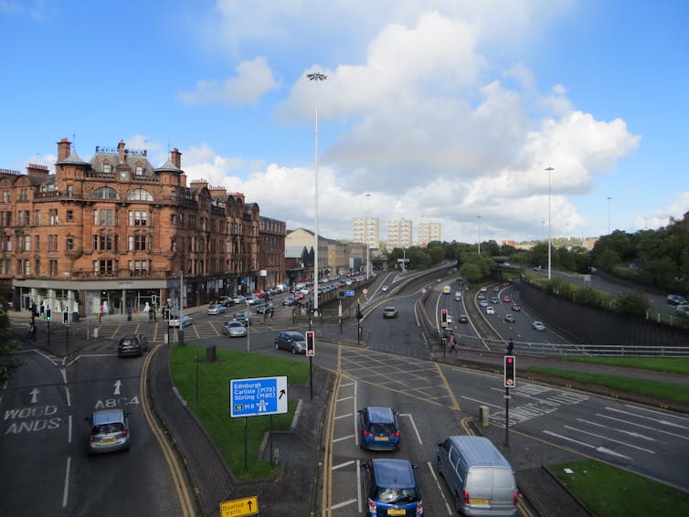 A Glasgow road