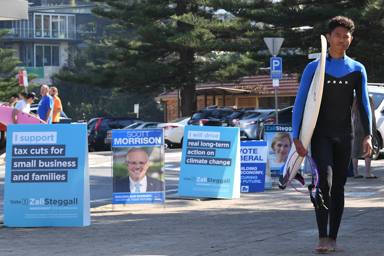 Election Signs at the Beach
