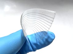 A transparent electrode is the latest development fo rmonitoring muscle movement in the stomach..
