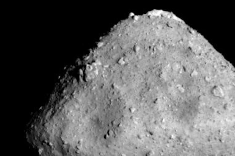 Image of Ryugu taken by the Hayabusa2 spacecraft in 2018.