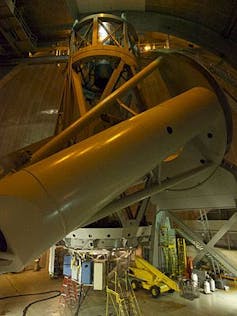 Telescopio de Hale (Observatorio Palomar, EEUU). Telescopio de Hale (Observatorio Palomar, EEUU).