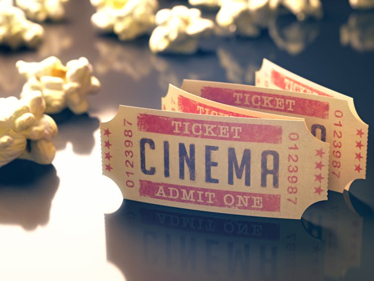 Cinema tickets.