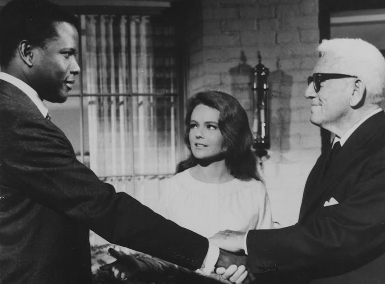 Sidney Poitier performs in the film 'Guess Who's Coming to Dinner.'